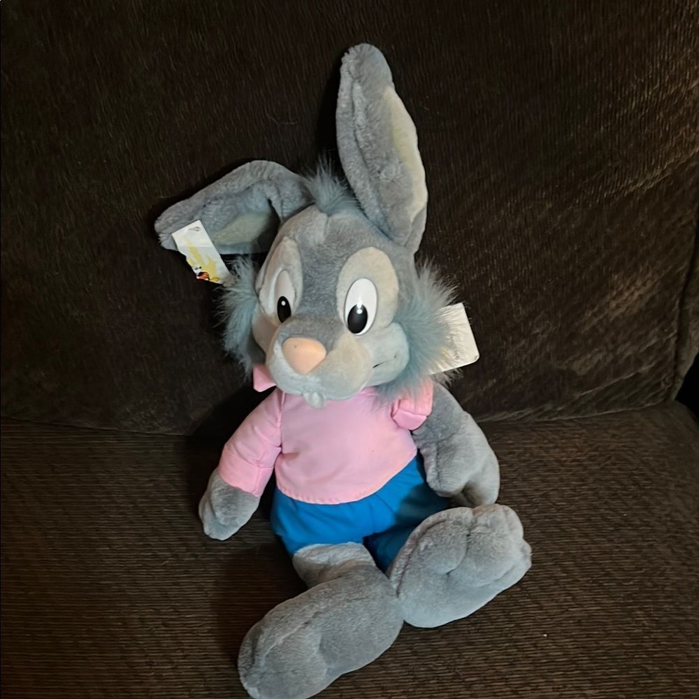 Rare Disney World Splash Mt Song Of The South Brer Plush 18” Rabbit With Tags
